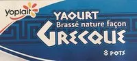 Mängden socker i Yaourt brassé nature façon grecque