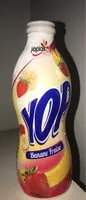 Mängden socker i YOP Banane Fraise