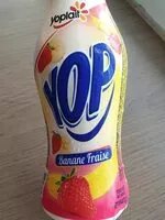 Mängden socker i Yop banane fraise 250g (Socalait NC)
