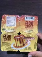 Mängden socker i Flan vanille nappe de caramel
