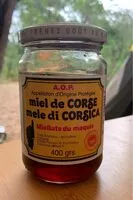 Mängden socker i Miel de corse     Miellats du maquis