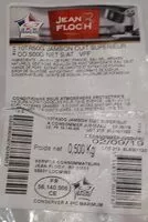 Mängden socker i Jambon cuit supérieur