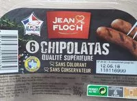 Mängden socker i Chipolatas JEAN FLOC'H, 6 pieces