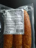 Mängden socker i Saucisses fumées à cuire