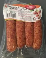 Mängden socker i Saucisses fumées