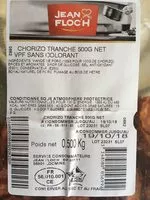 Mängden socker i Chorizo PP Tranché Sous Atmosphère Contrôlée | 500 G