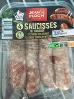 Mängden socker i Saucisses de toulouse