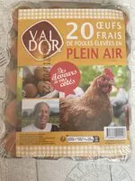 Mängden socker i 20 Oeufs de poules elevees en plein air VAL D'EURRE