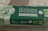 Mängden socker i Boîte de 12 Œufs BIO - Cal. MOYEN
