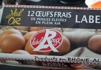 Mängden socker i Œufs frais label rouge
