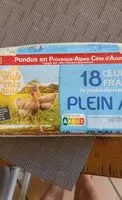 Mängden socker i 18 œufs frais