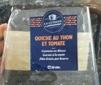 Mängden socker i Quiche au thon et tomate