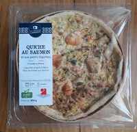 Mängden socker i Quiche au Saumon et petits legumes