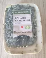 Mängden socker i Épinards en branche à la crème