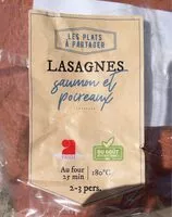 Mängden socker i Lasagnes saumon poireaux