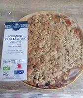 Mängden socker i Crumble cabillaud MSC et légumes