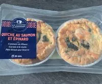 Mängden socker i Quiche au saumon et épinard