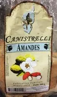 Mängden socker i Canistrelli Amandes