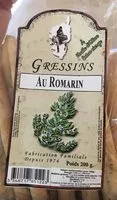 Mängden socker i Gressins au romarin