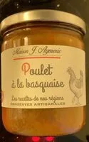 Mängden socker i Poulet à la basquaise