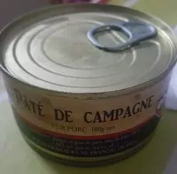 Mängden socker i Pâté de campagne OBERTI