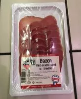 Mängden socker i Bacon / Filet de porc séché