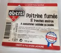 Mängden socker i Poitrine fumé