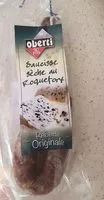 Mängden socker i Saucisse seche au Roquefort