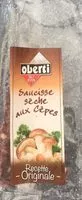 Mängden socker i Saucisse Sèche aux cèpes