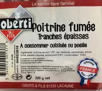 Mängden socker i Poitrine fumée