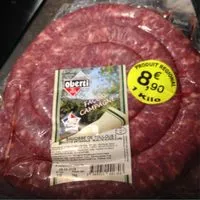 Mängden socker i Saucisse de toulouse-recette artisanale-qualite superieure