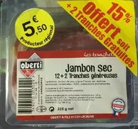 Mängden socker i Jambon sec