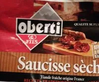 Mängden socker i Saucisse sèche