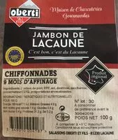 Mängden socker i Jambon de lacaune