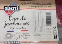 Mängden socker i Duo de jambon sec