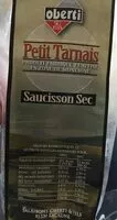 Mängden socker i Saucisson sec Petit Tarnais