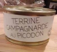 Mängden socker i Terrine campagnarde au Picodon