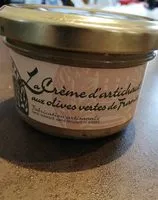 Mängden socker i Crème d'artichaut aux olives vertes