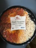 Mängden socker i Lou Gascoun Le Poulet basquaise piment d'Espelette et riz cuisin... la barquette de 800 g