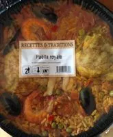 Mängden socker i Paëlla royale