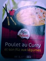 Mängden socker i Poulet au curry et son riz aux légumes