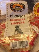 Mängden socker i 12 Crepes pur beurre beurrees et sucrees