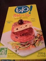 Mängden socker i Palets de soja aux olives vertes et noires