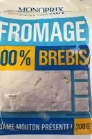 Mängden socker i Fromage 100% brebis