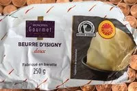 Mängden socker i Beurre d'Isigny doux