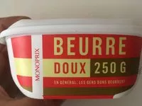 Mängden socker i Beurre Doux Extra-Fin