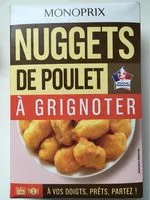 Mängden socker i Nuggets au Poulet Croustillants