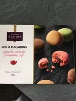 Mängden socker i Petits macarons à la pistache, chocolat, framboise et cappuccino