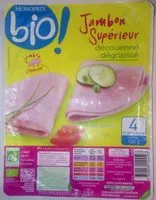 Mängden socker i Jambon Supérieur Découenné Dégraissé