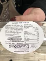 Mängden socker i Sainte Maure de Touraine, fromage de chèvre au lait cru, AOC
